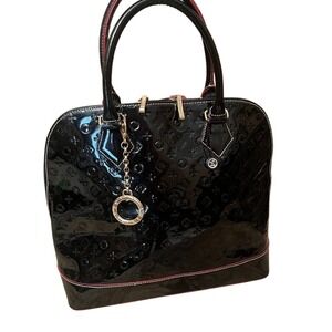 INV9CE women's made in Italy black leather handbag